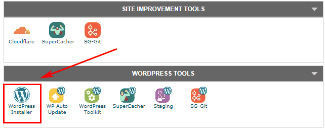 Install WordPress from cPanel