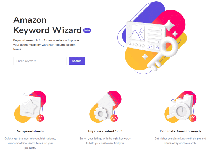 sellzone amazon keyword wizard