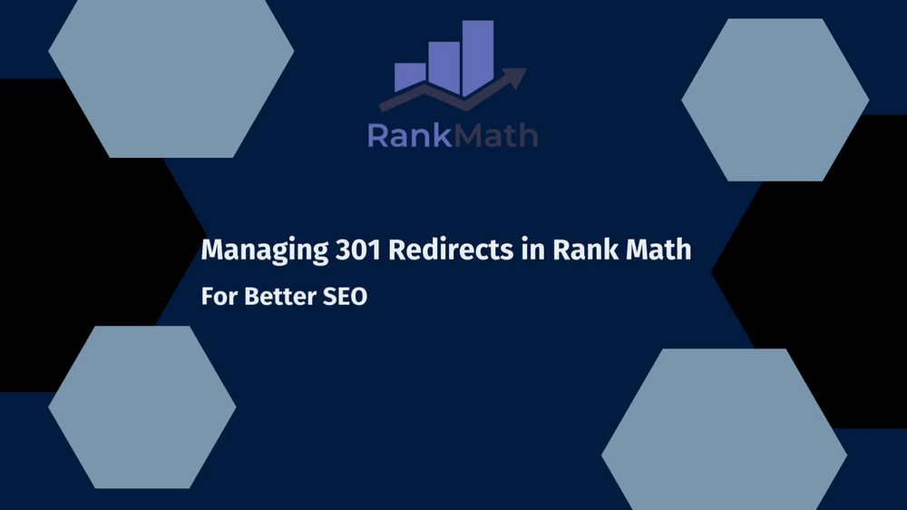 Managing 301 Redirects in Rank Math