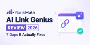 Rank Math ai link genius review